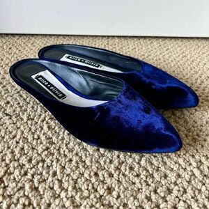 Alice + Olivia Velvet Abbey Mules